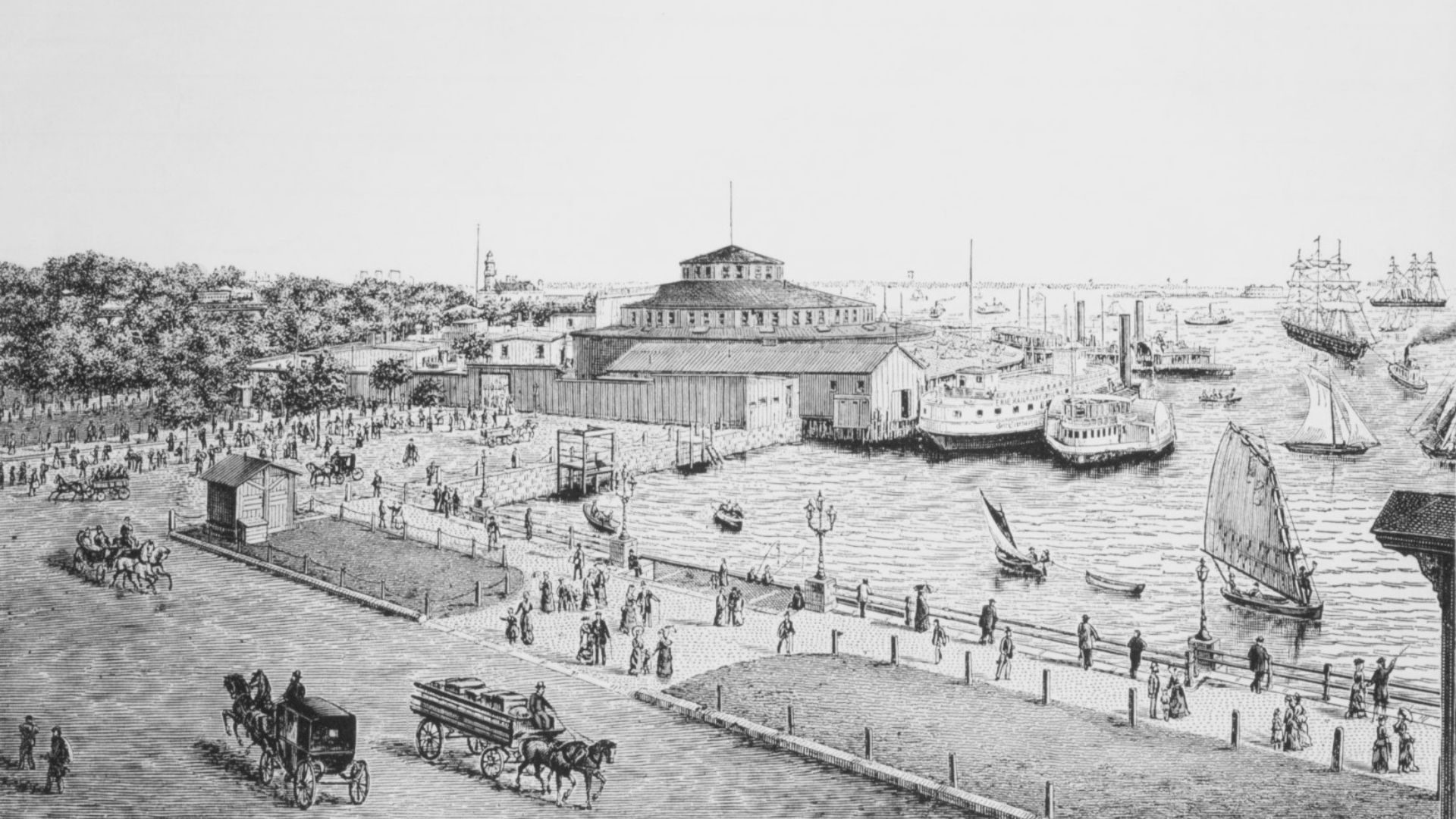 Chicago before the street, marshland at the lakefront