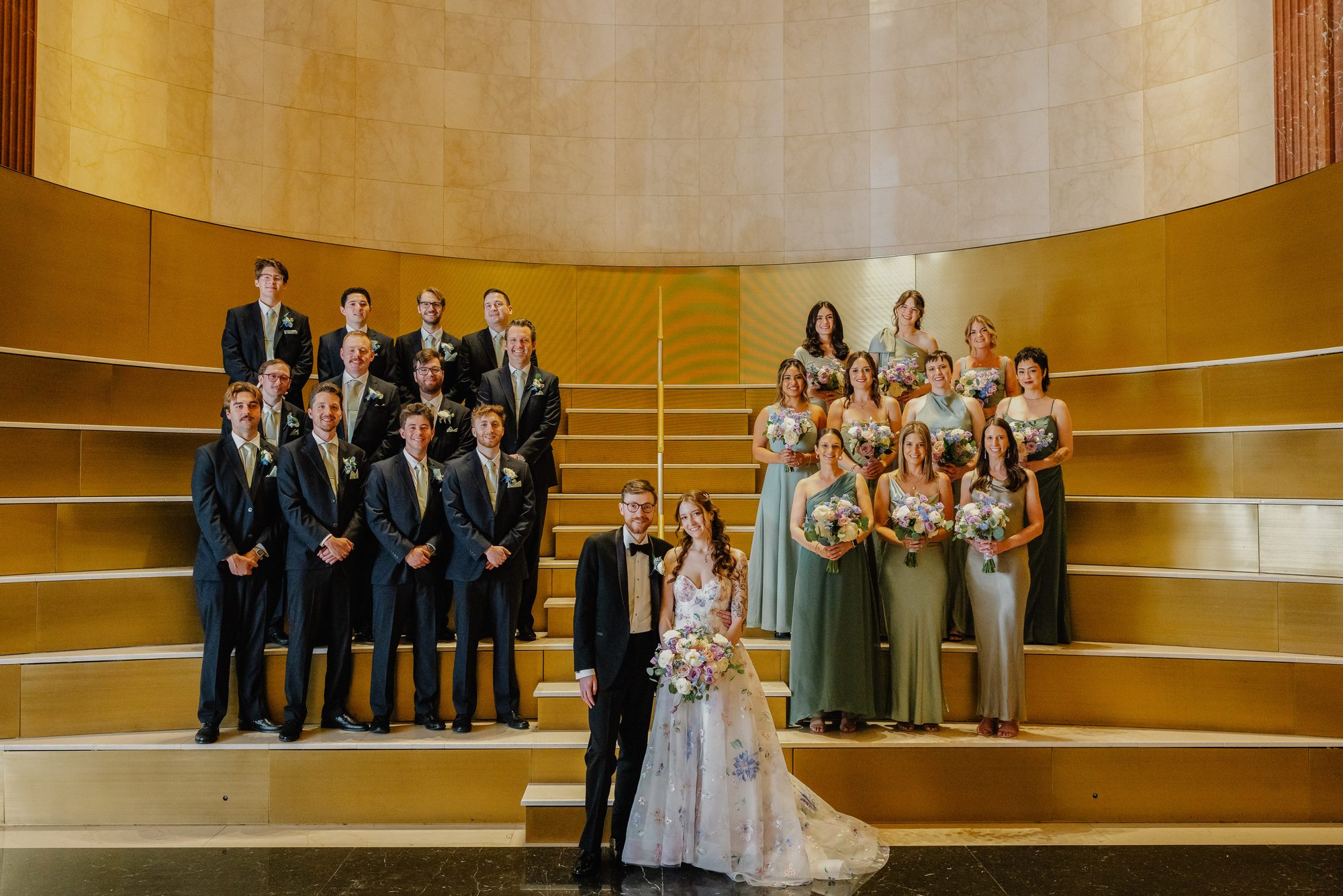A portrait in the gold amphitheater
