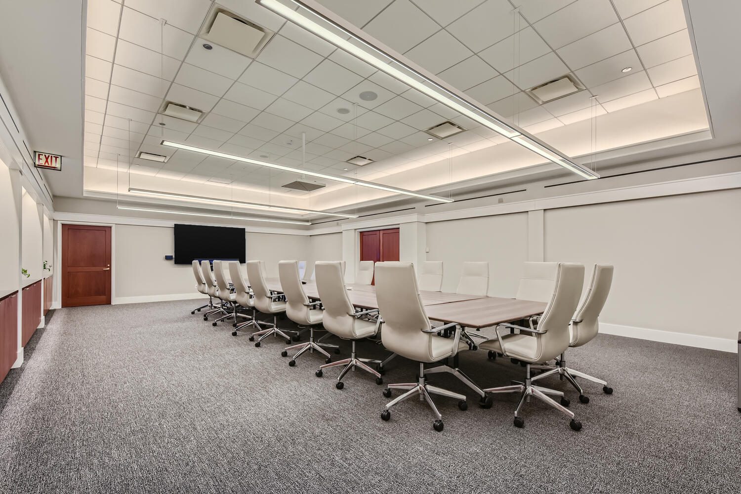 The Boardroom set for a leadership meeting