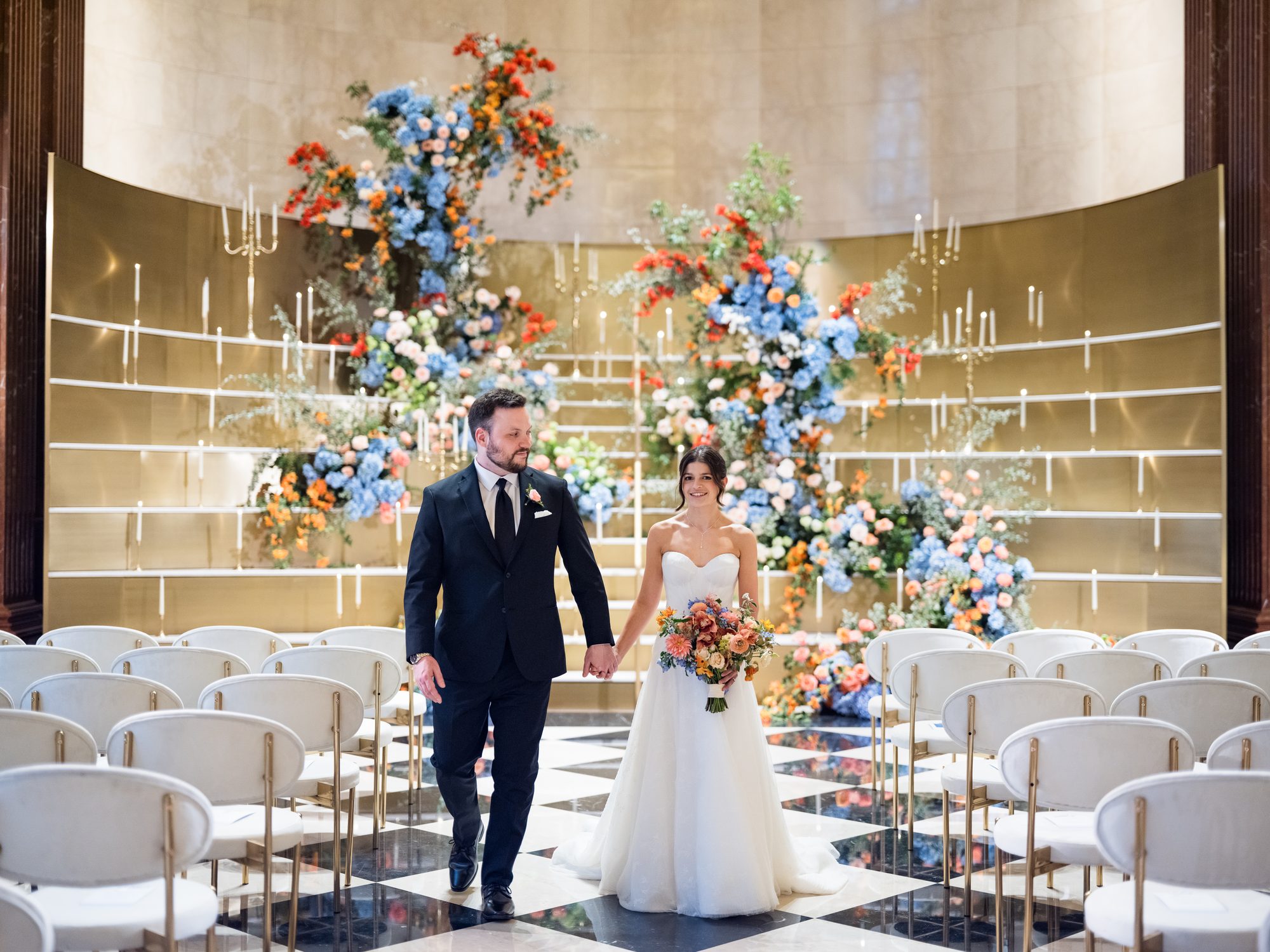 A ceremony in The Lobby at 190 South LaSalle